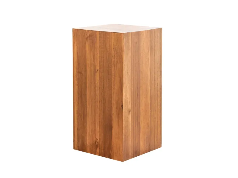 Pilier décoratif COLUMNA 50 cm – Acacia marron naturel