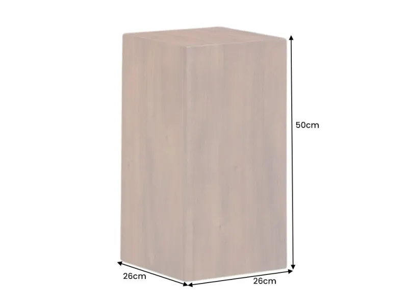 Pilier décoratif COLUMNA 50 cm – Acacia marron naturel