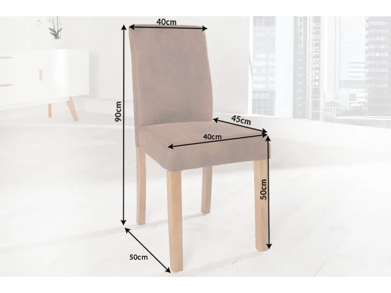 Ensemble de 4 chaises design en polyester Chaises de salle à manger...