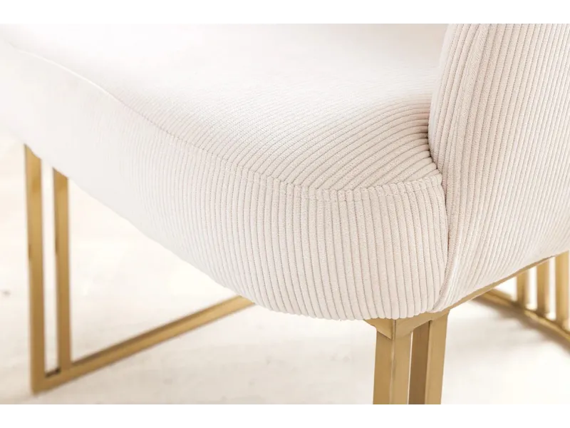 Fauteuil baroque en velours gris style capitonné Chaises de salle à...