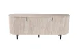 "Buffet Lagos 200 cm – Profitez d'un Grand Rangement Design et Pratique"| Bois Foncé Chic