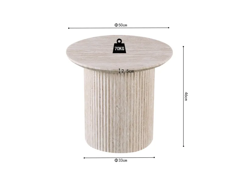 Table basse contemporaine |Table basse avec 6 poufs encastrable, ve...