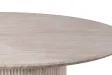 Table LAGOS 120 cm Ronde – Décor Travertin Beige