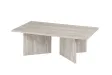 Table basse contemporaine |Table basse avec 6 poufs encastrable, ve...