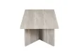 Table basse contemporaine |Table basse avec 6 poufs encastrable, ve...