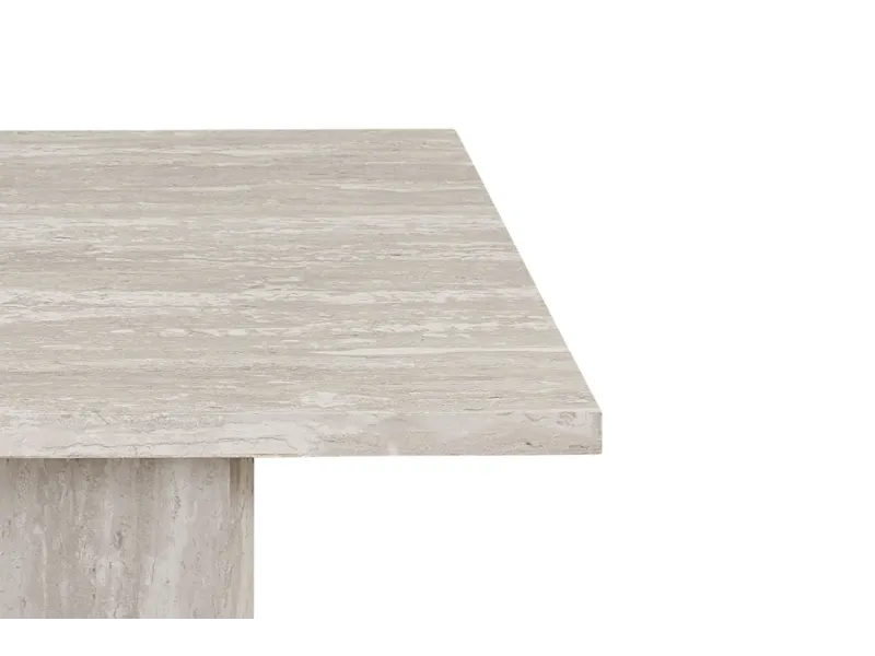 Table basse contemporaine |Table basse avec 6 poufs encastrable, ve...