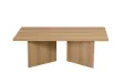 Table basse contemporaine |Table basse avec 6 poufs encastrable, ve...