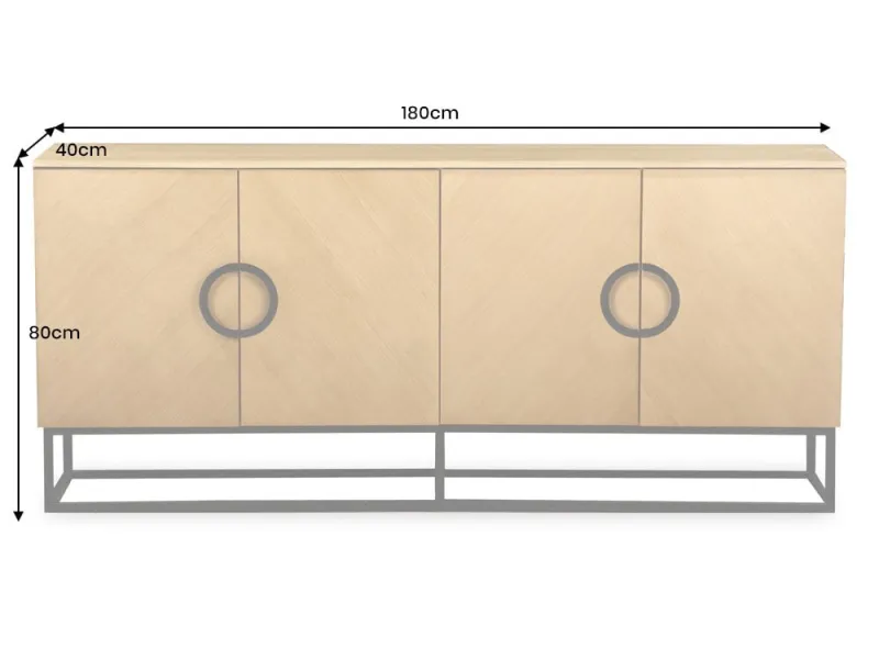 Buffet, Bahut et enfilade pas cher en bois massif | LIVRAISON GRAT...