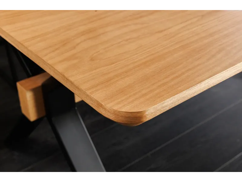 Table extensible GIANT 180–300 cm chêne naturel | Adenia Home