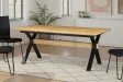 Table extensible GIANT 180–300 cm chêne naturel | Adenia Home