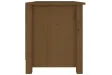 Banc à chaussures Marron miel 70x38x45,5 cm Pin massif