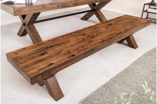 Banc industriel GOLIATH 180 cm pin naturel | Adenia Home 2