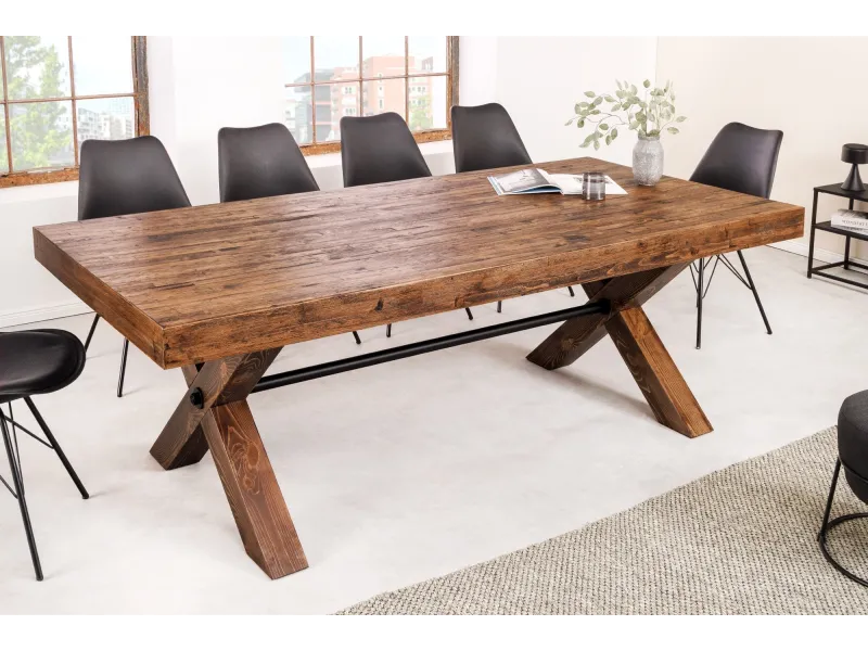 Table à manger GOLIATH 210 cm pin naturel | Adenia Home