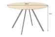 Table ronde ATELIER 120 cm chêne naturel | Adenia Home