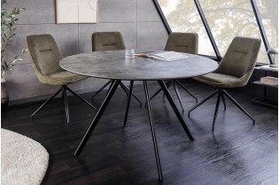 Table ronde ATELIER 100 cm béton gris | Adenia Home