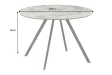 Table ronde ATELIER 100 cm béton gris | Adenia Home