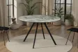 Table ronde ATELIER 120 cm béton gris | Adenia Home