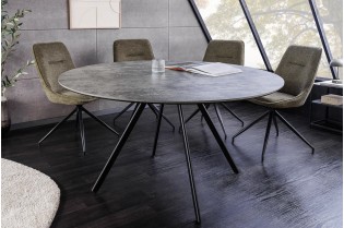 Table ronde ATELIER 120 cm béton gris | Adenia Home