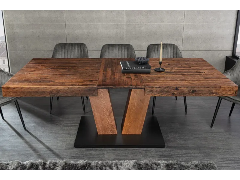 Table extensible RANCHO 160–200 cm pin naturel | Adenia Home