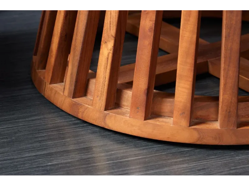 Table ronde MAISON JADE 140 cm acacia naturel | Adenia Home