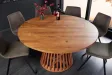 Table ronde MAISON JADE 120 cm bois d’acacia | Adenia Home