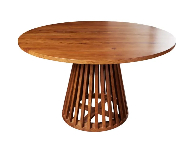 Table ronde MAISON JADE 120 cm bois d’acacia | Adenia Home