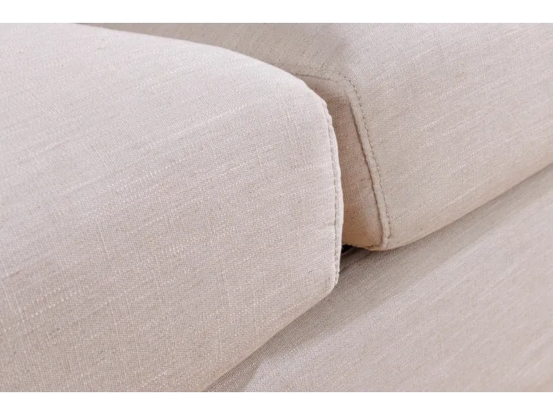 Canapé HEAVEN 3 places lin naturel 210 cm | Adenia Home