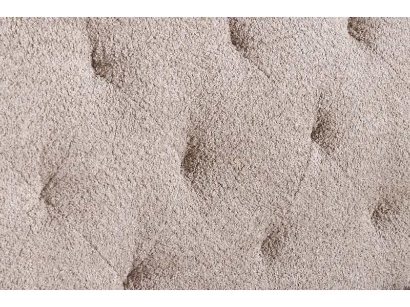 Canapé-lit Chesterfield 3 places grège bouclé | Adenia Home