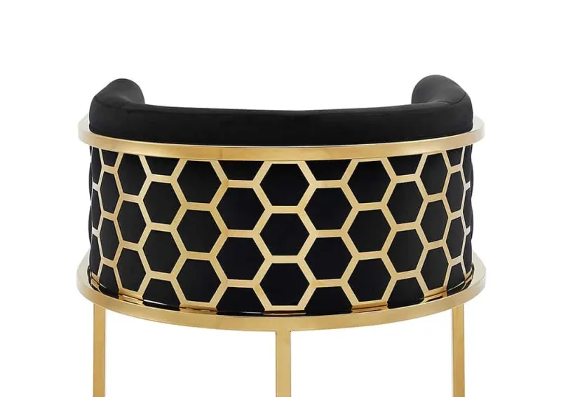 Tabouret de bar 100cm coloris gris taupe avec accoudoirs pas cher