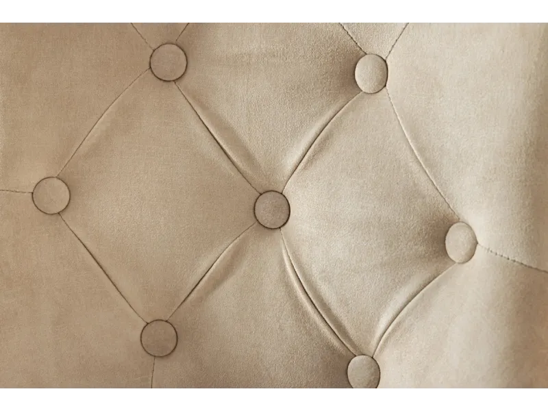 Fauteuil baroque en velours gris style capitonné Chaises de salle à...