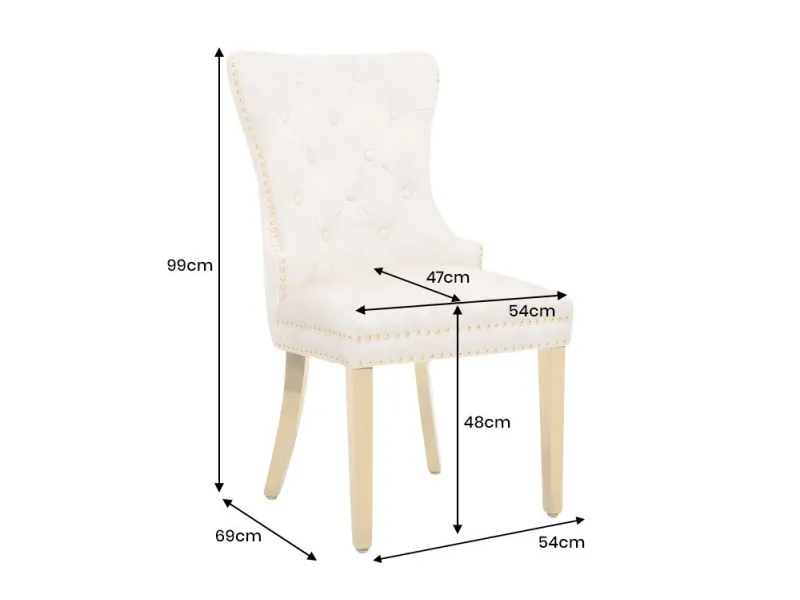 Fauteuil baroque en velours gris style capitonné Chaises de salle à...