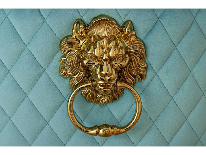 Fauteuil baroque en velours gris style capitonné Chaises de salle à...