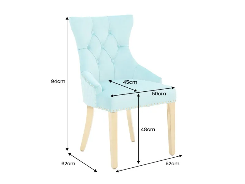 Fauteuil baroque en velours gris style capitonné Chaises de salle à...