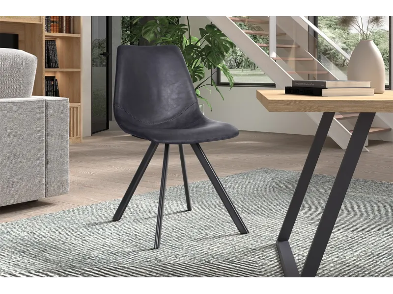 Lot de 2 Chaises EMMA – Élégance moderne et sobriété absolue