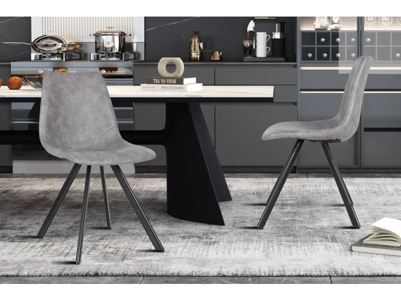 Lot de 2 Chaises EMMA – Élégance contemporaine et confort absolu