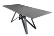Table à manger extensible en céramique 180-225cm aspect marbre pas cher