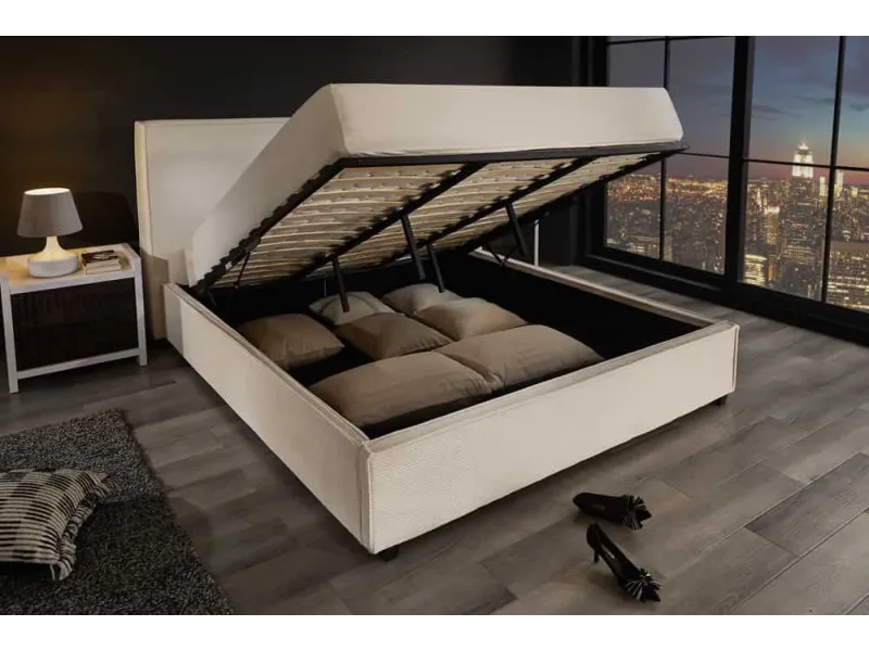 Lit adulte en bois massif |Lit moderne de 140x200 cm en pin massif ...