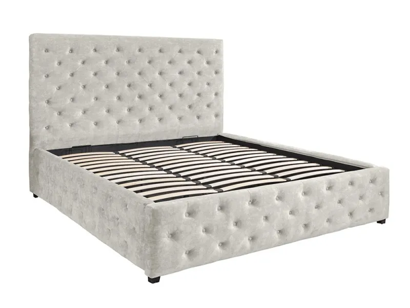 Lit adulte en bois massif |Lit moderne de 140x200 cm en pin massif ...