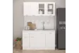 Ensemble de meubles de cuisine 4 pcs Blanc Aggloméré