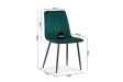 Lot de 4 Chaises de Salle à Manger Willis en Velours Vert – Élégance & Confort