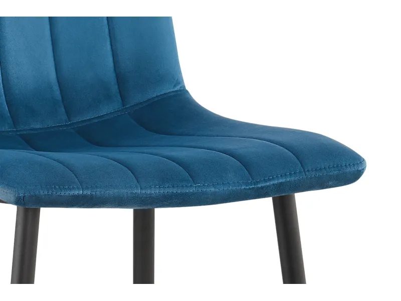 Chaise design rembourré tissu coloris sable Chaises de salle à mang...