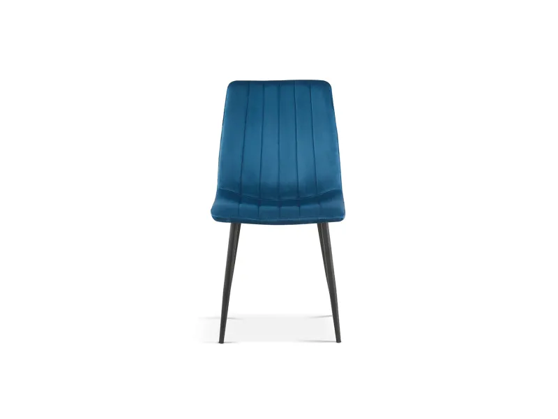 Chaise design rembourré tissu coloris sable Chaises de salle à mang...