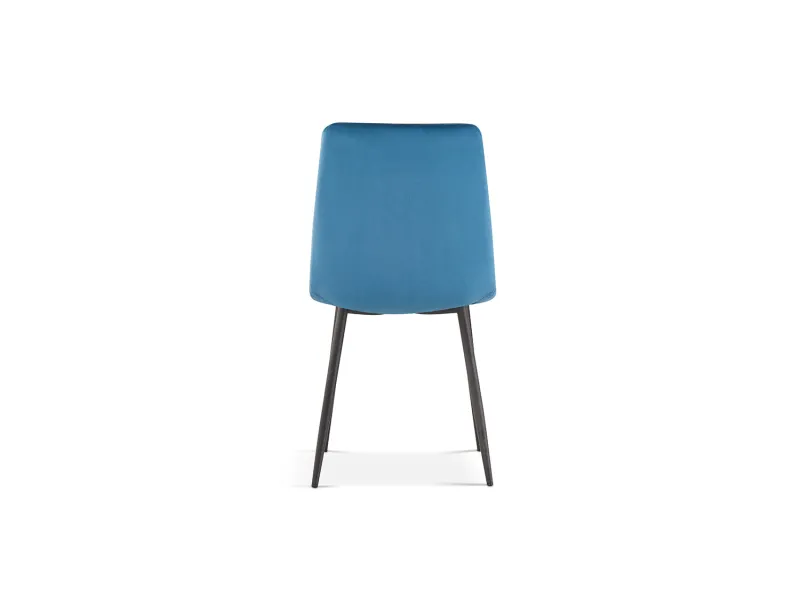 Chaise design rembourré tissu coloris sable Chaises de salle à mang...