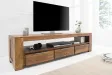Meuble tv bois massif |Meuble tv moderne de couleur naturelle en bo...
