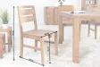 Lot de 2 chaises LAGOS en bois de sheesham – Élégance naturelle et confort durable