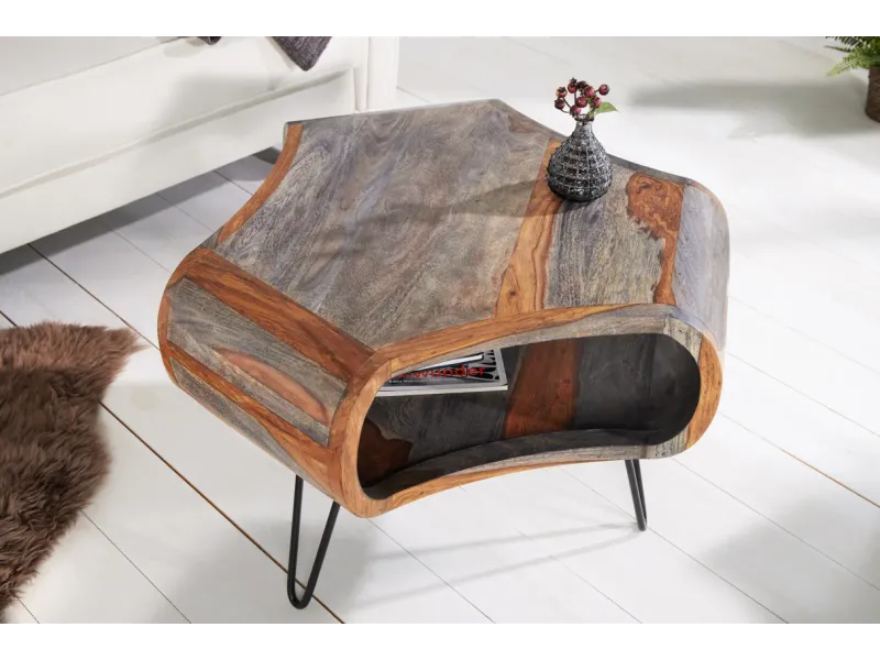 Table Basse en Bois 105cm Mango pas cher