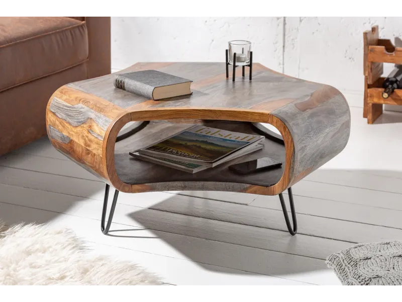 Table Basse en Bois 105cm Mango pas cher