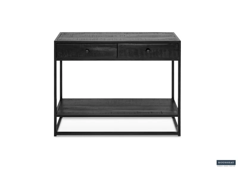 Console « Ace » – Bois de Manguier Noir