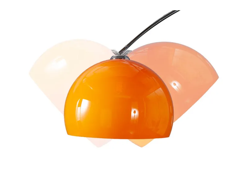 Lampadaire Arc Orange – Lampe sur pied Marbre|adeniahome...