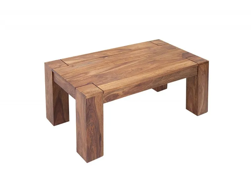Table basse 100 cm rectangelaire en bois massif